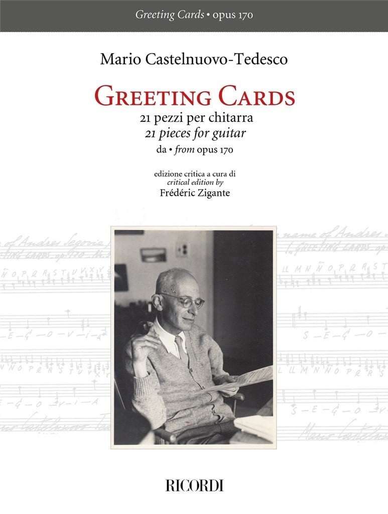 Greeting Cards - 21 pezzi per chitarra